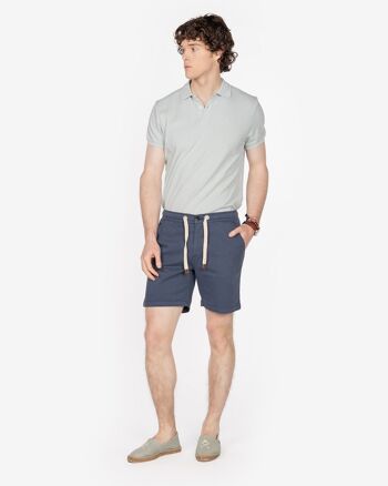 Bermuda Jogger Bleu Marine 1