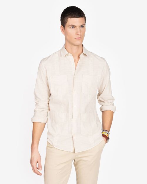 CAMISA GUAYABERA NORTH STONE