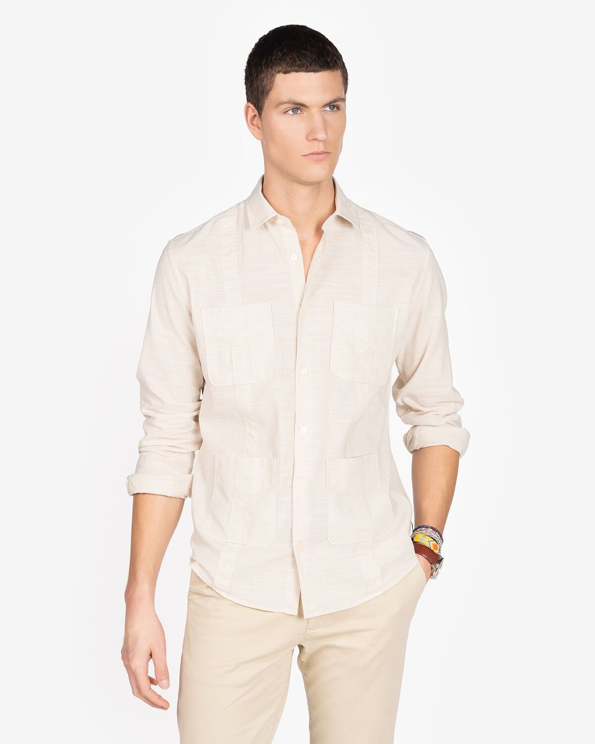 NORTH STONE GUAYABERA-HEMD