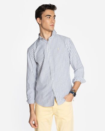 CHEMISE BLEU MARINE SÉOUL 1