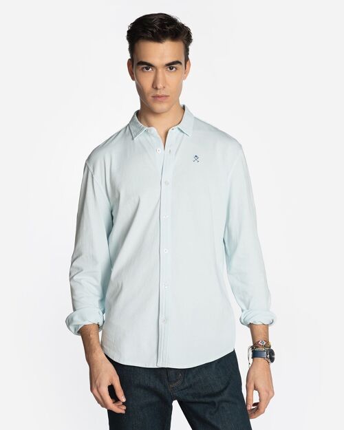 CAMISA OLD HARBOR LIGHT TURQUOISE