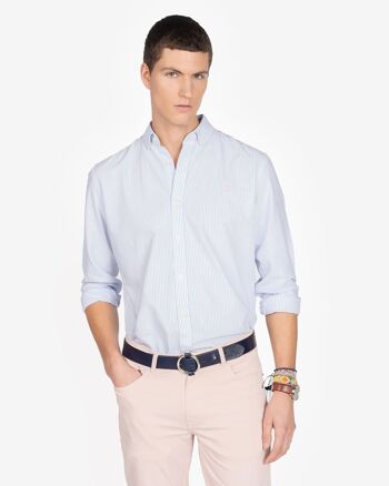 CHEMISE MÉDITERRANÉENNE BLEU CLAIR 1