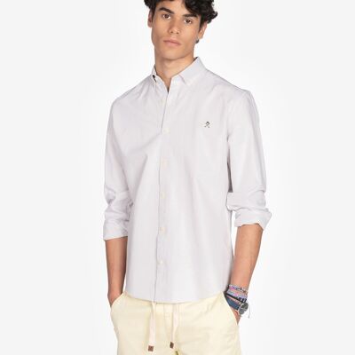 CAMISA OXFORD COLOURS NORTH STONE