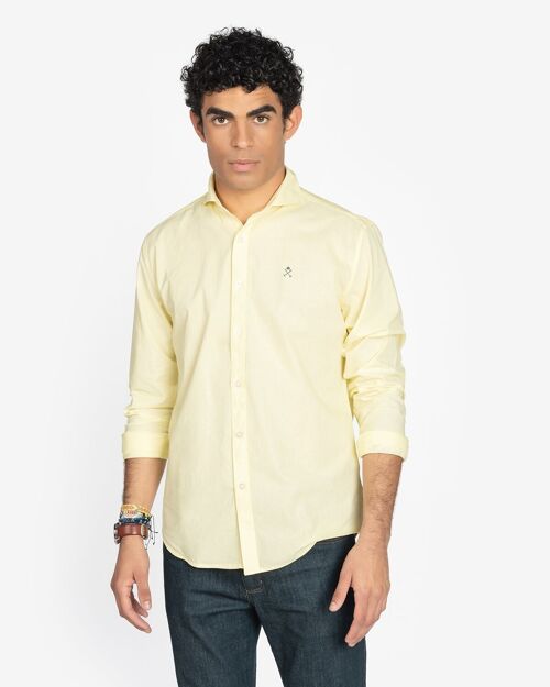 CAMISA FLORIDA CREAM