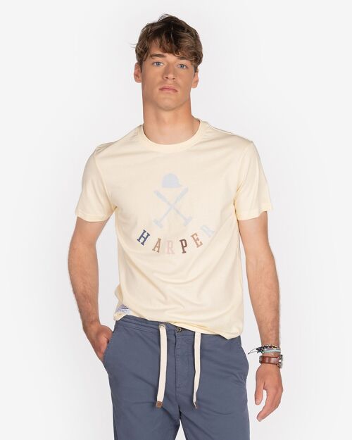 CAMISETA PREPPY CREAM