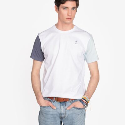 STRAND-T-SHIRT FARBE WEISS