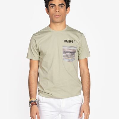 MILITARY LIGHT T-SHIRT MIT TASCHEN