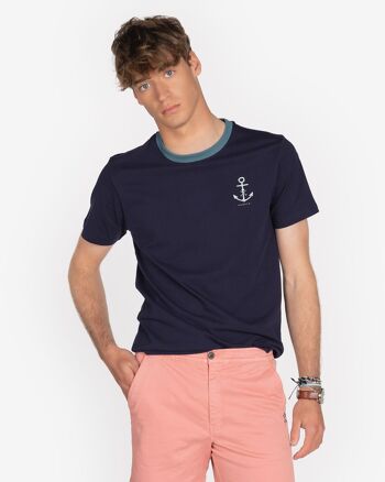 T-SHIRT ANCRE BLEU MARINE 1