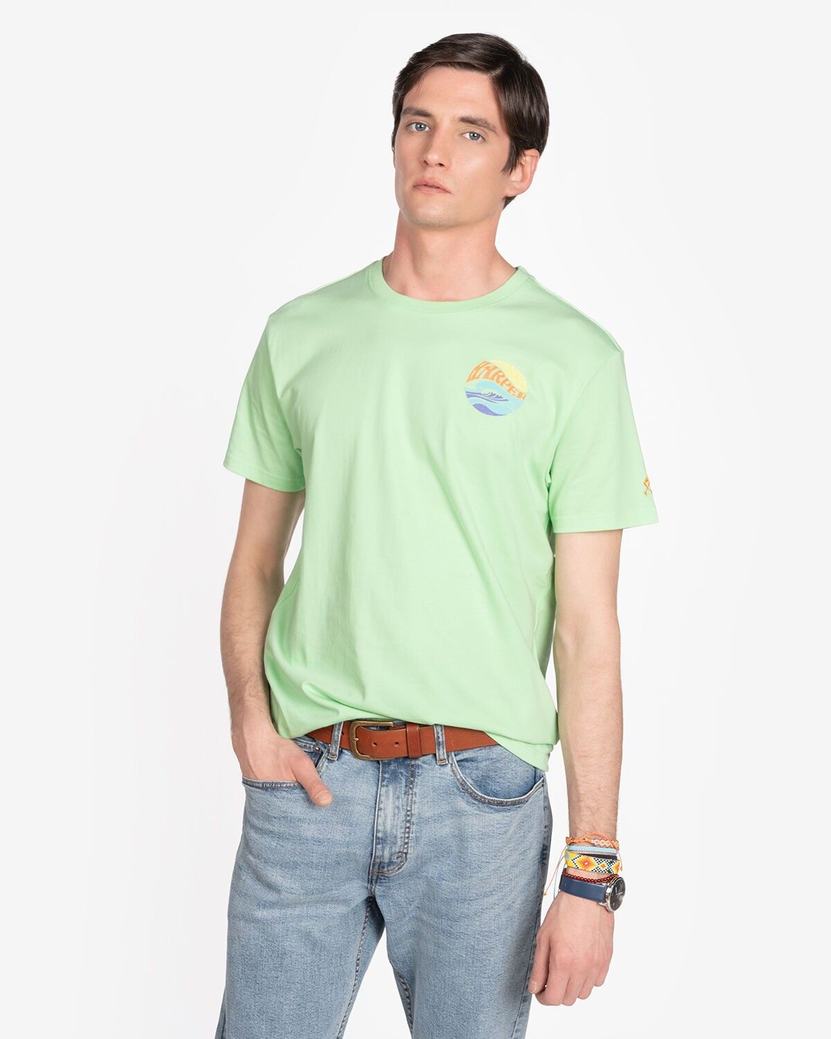 KALIFORNISCHES GRÜNES WASSER-T-SHIRT