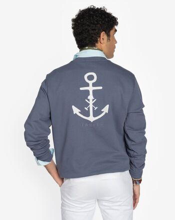 SWEAT-SHIRT ANCHOR GRIS MOYEN 2