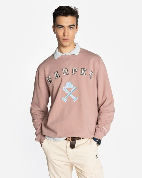 SUDADERA RETRO ROSE BLUSH