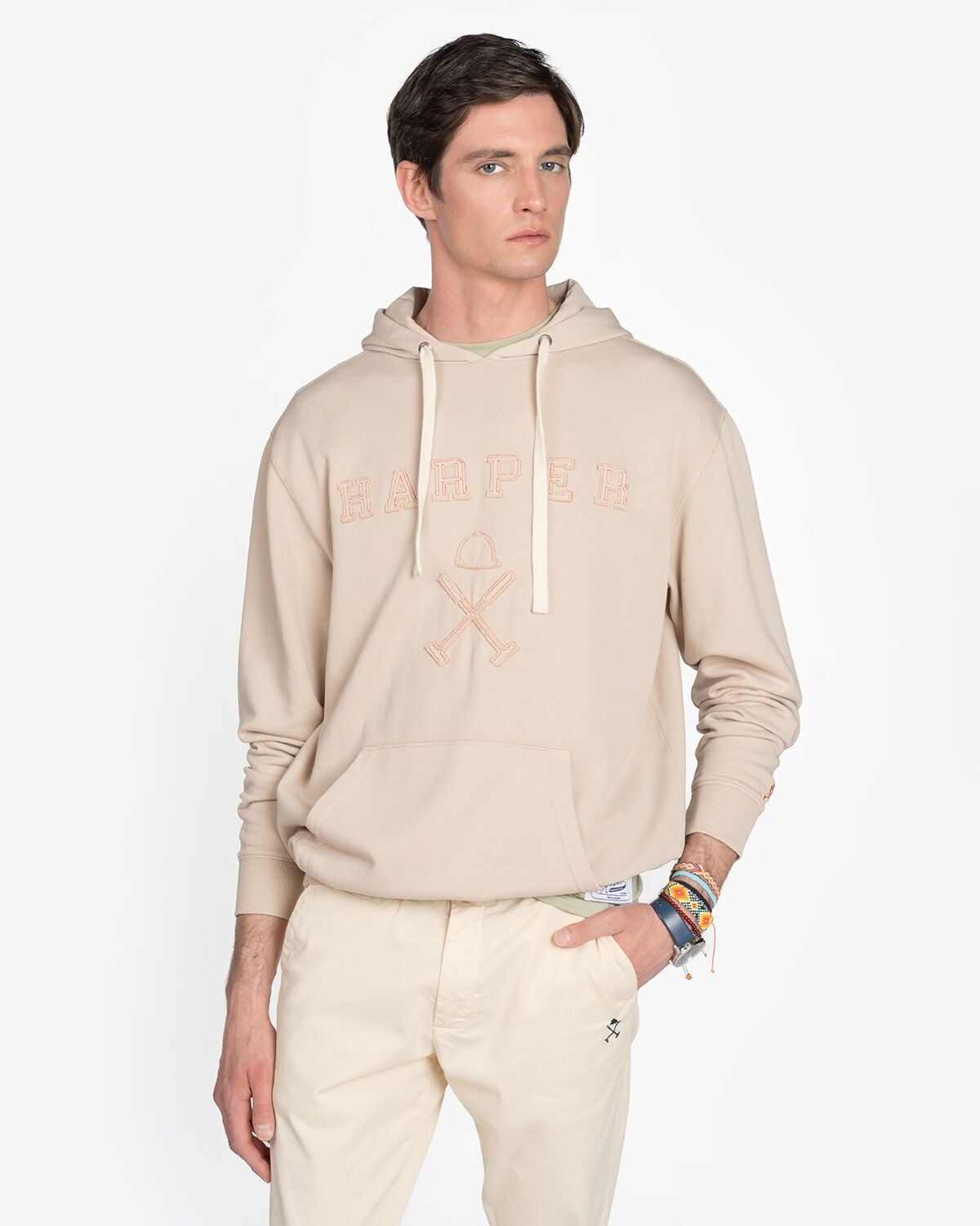 FELPA NORTH STONE CON CAPPUCCIO NEW ENGLAND