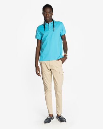 POLO ETHNIQUE TURQUOISE 3