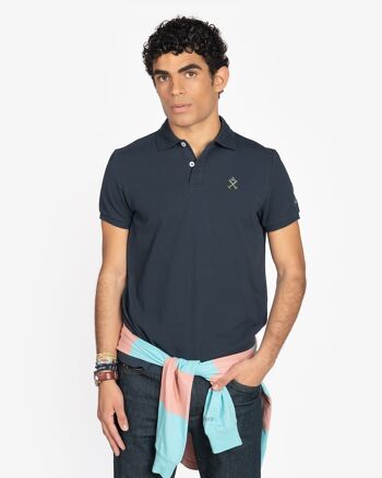 POLO EN JEAN FONCÉ DERIM 1