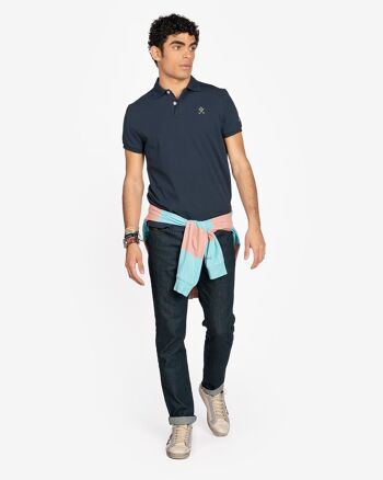 POLO EN JEAN FONCÉ DERIM 3