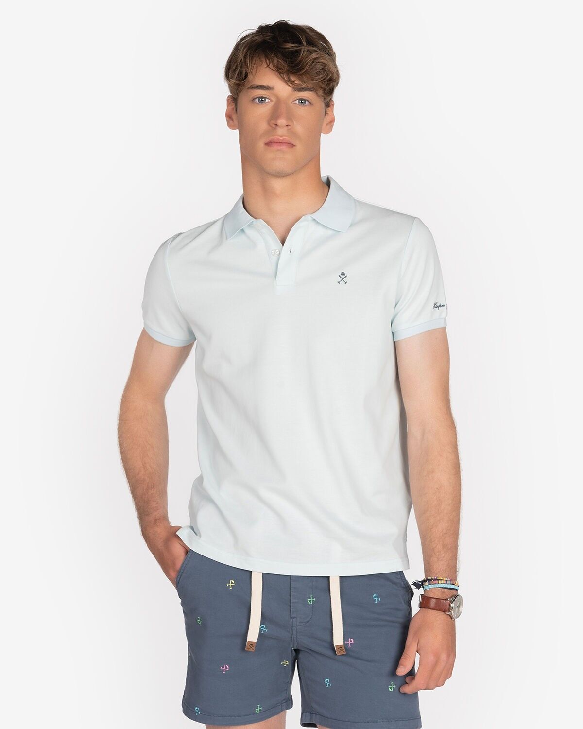 POLO ICON COLORI TURCHESE CHIARO