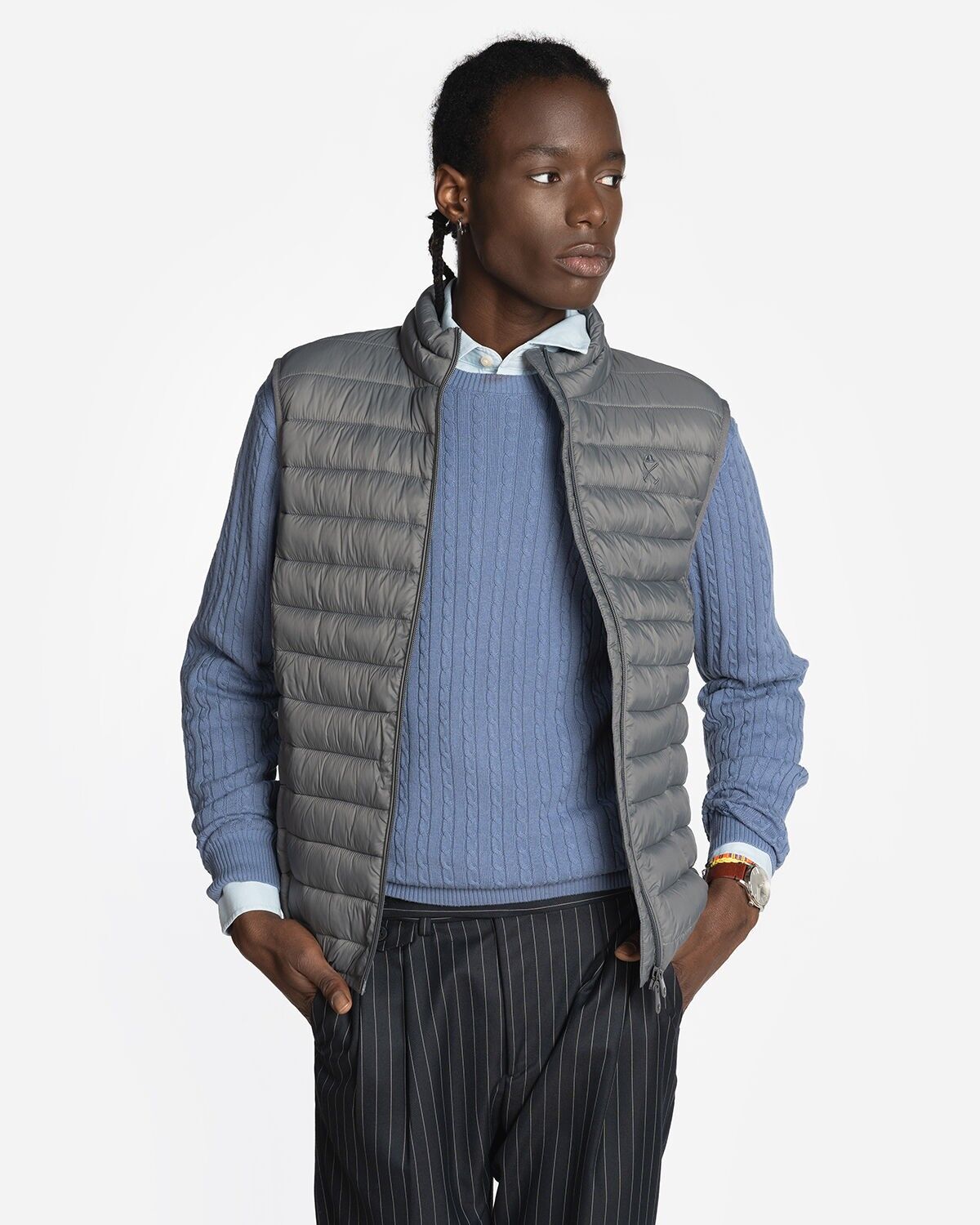 GILET ICON GRIGIO FUMO