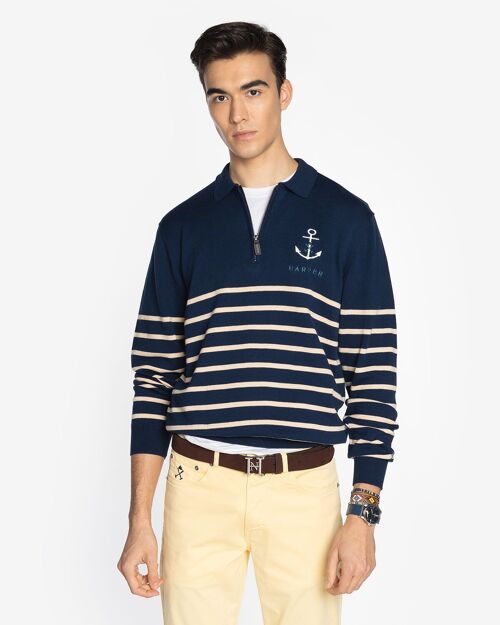 JERSEY OLD HARBOR NAVY BLUE