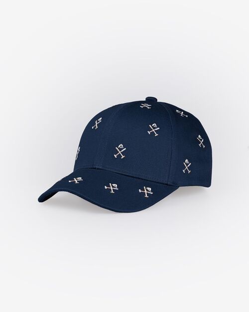 GORRA MULTILOGO NAVY BLUE