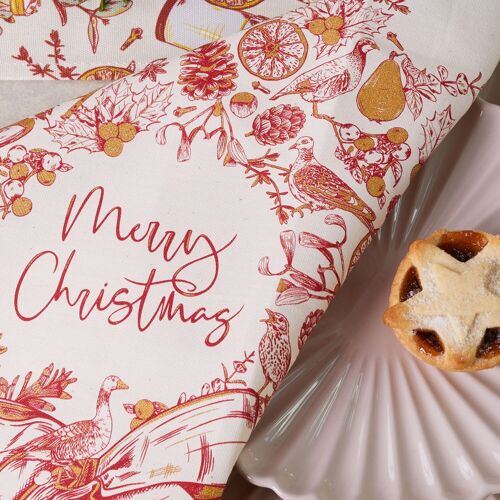 Christmas Wreath Napkins