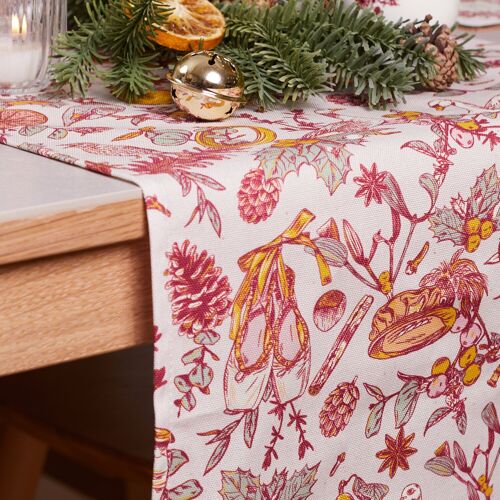 Twelve Days of Christmas Table Runner