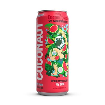 Junges Kokoswasser mit Wassermelonensaft Coconaut 320ml