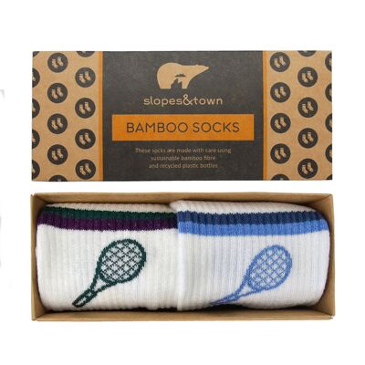 kleine Geschenkbox Tennissocken London Melbourne