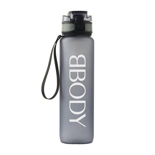 Motivation drink bottle 1L BLACK