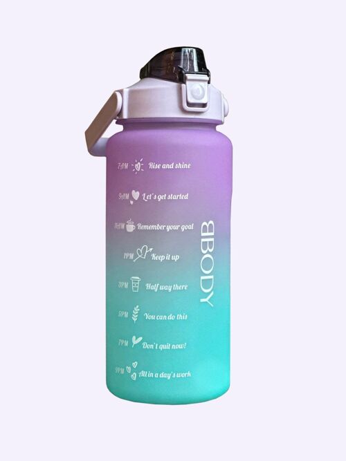 Motivational drink bottle 2L