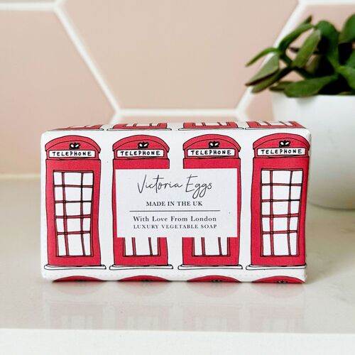 Telephone Box Luxury Soap - Zesty Lemon Drizzle