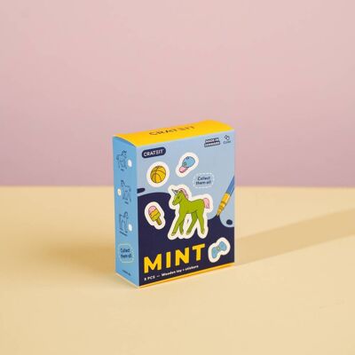 Cajas Minis | Unicornio | menta