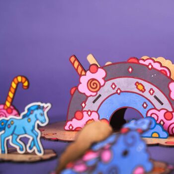 Crateit | Unicorn | Wooden toy | Candy Land 8