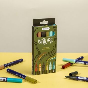 Crateit Nature Markers | 1mm – 6 pcs. 1