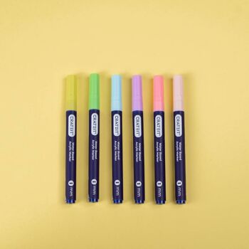 Crateit Pastel Markers | 1mm – 6 pcs. 2