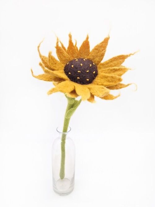 Filzblume "Sonnenblume", 45cm