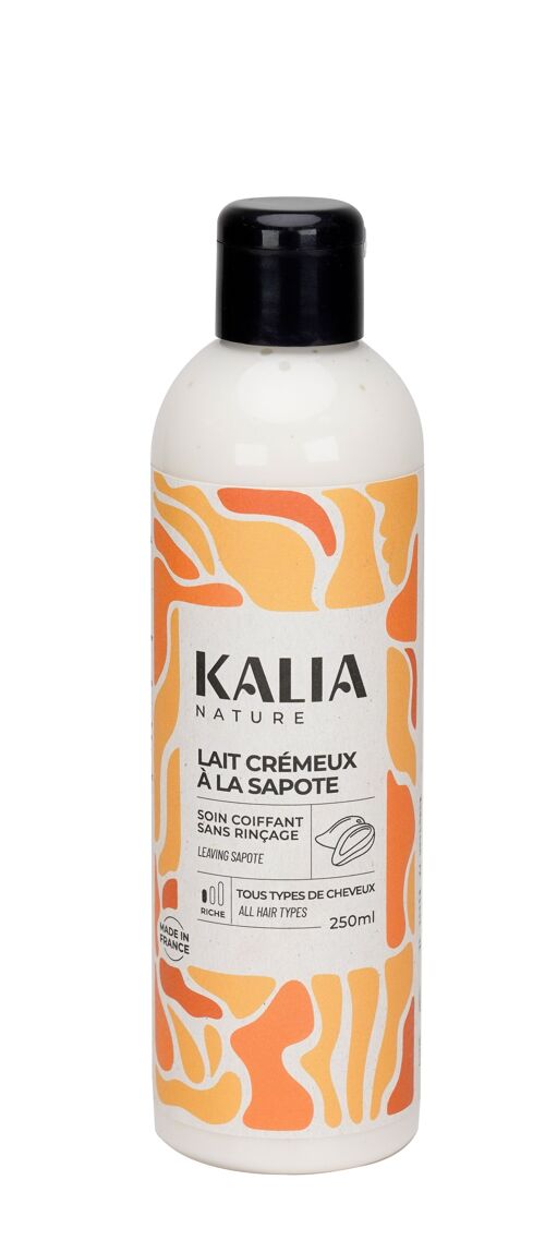 Lait crémeux à la sapote