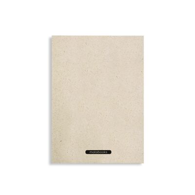 Cuaderno/diario/bloc de escritura A5 sostenible hecho de papel de hierba – Nava Easy