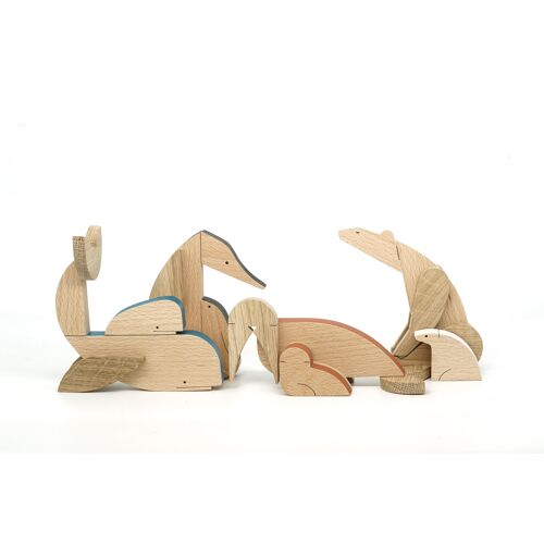 Wooden Handmade Magnetic Toys - Polar Stories Collection