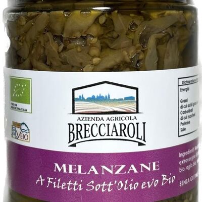 MELANZANE A Filetti Sott’Olio evo BIO 300g