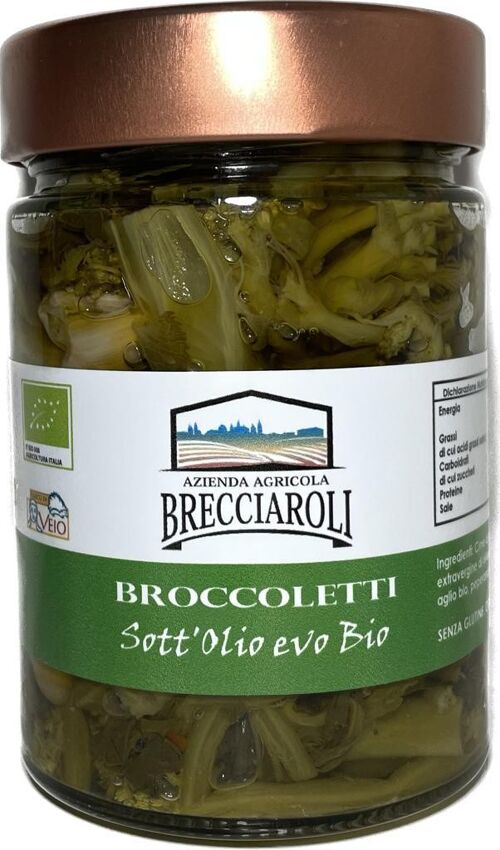 BROCCOLETTI Sott'Olio evo BIO 300g