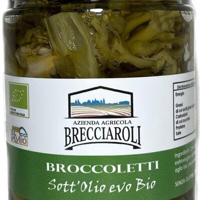 BROCCOLETTI ECOLÓGICO en aceite de oliva virgen extra 300g