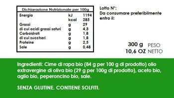 BROCCOLETTI BIO à l'huile d'olive extra vierge 300g 3