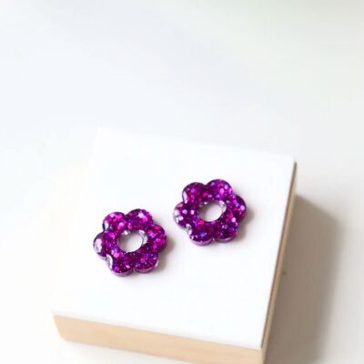 Isabelle Deep Violet Earrings