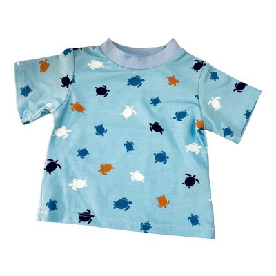 Süßes Kurzarmshirt, Babyshirt, Kindershirt mit kleinen Schildkröten