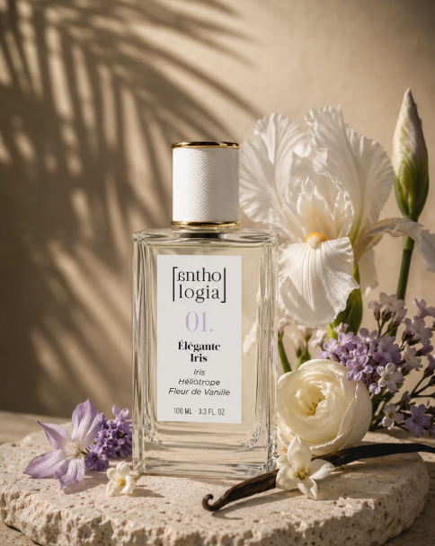 Home and textile fragrance - plant composition - 01.Elegant Iris