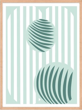 Affiche - Geometric Abstract 06 (30x40 cm) - Hartman AI 1