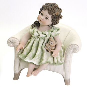 Figurine en porcelaine Lisetta dans un fauteuil 5