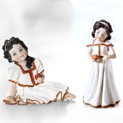 Figurines en porcelaine Blanche Neige