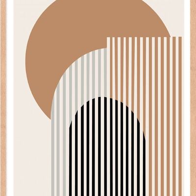 Póster - Abstracto Geométrico 09 (30x40 cm) - Hartman AI