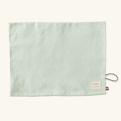 Mantel individual para colorear - colorante Unicornio lavable y reutilizable - Verde agua